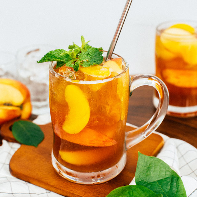 C&aacute;ch l&agrave;m tr&agrave; đ&agrave;o thơm ngon, chuẩn vị, giải nhiệt ng&agrave;y h&egrave;