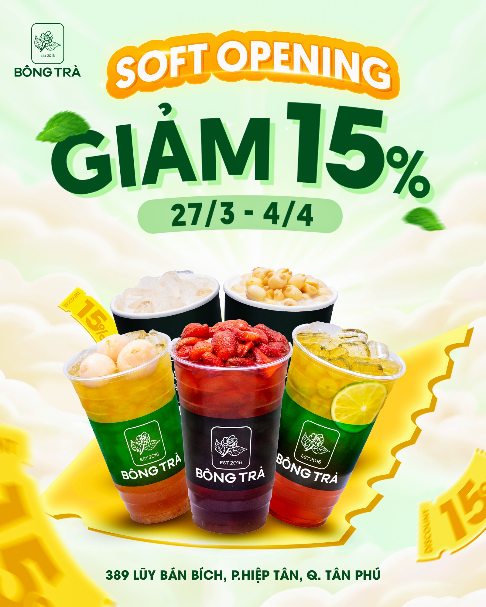WELCOME TO NEW STORE &ndash; B&Ocirc;NG TR&Agrave; LŨY B&Aacute;N B&Iacute;CH CH&Iacute;NH THỨC L&Ecirc;N S&Oacute;NG!